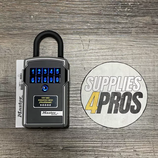 NEW OPEN BOX - Master Lock 5440EC |  Electronic Bluetooth Portable Key Pad Safe