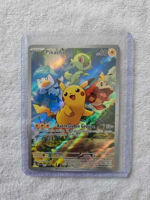Carte Promo Pokémon Pikachu SVP Fr 027 - Evolution à Paldéa - Neuve.