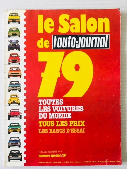Revue L'Auto Journal SALON 90 Toutes Les Voitures Du Monde 1991