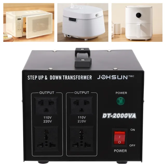 Spannungswandler Transformator 220V To 110V Step-up/down Voltage Converter 2000W