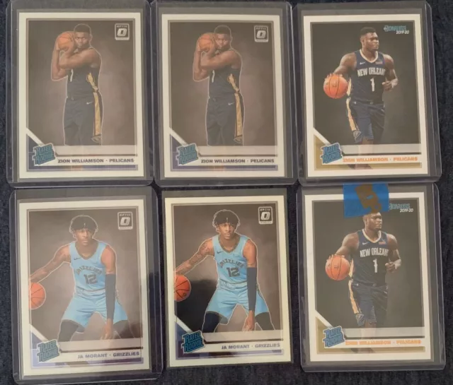 AFFORDABLE ZION 🔥 Morant 🔥 CHASE 4-5 Card REPACK LOT *PLEASE READ*  Optic MORE