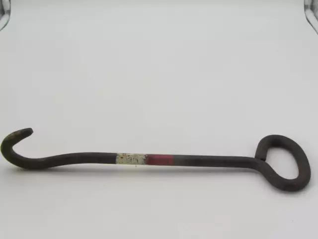 Old Vintage 13.5" Hand Forged Hay Hook Blacksmith Made Rustic Farm Tool