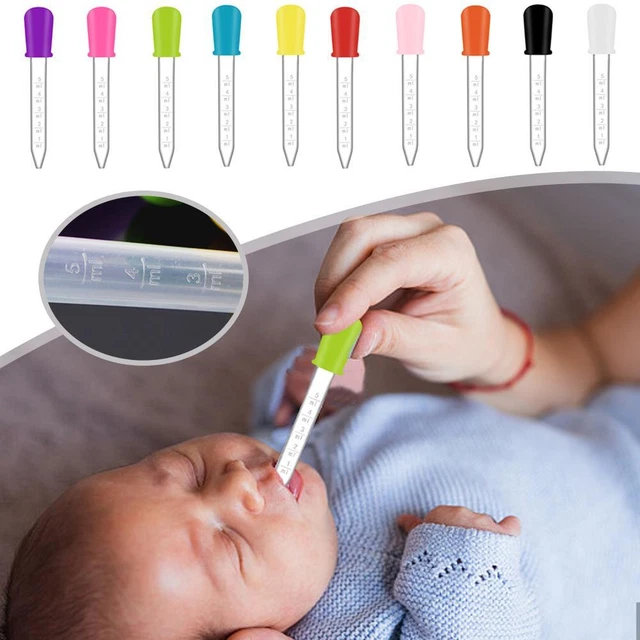 Silicone Dropper Plastic Liquid Dispenser Pipette Children Device} Feeding M3K8