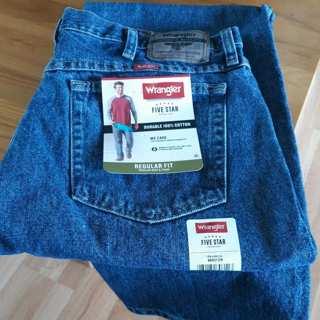 JEAN WRANGLER HOMME cinq étoiles denim premium jean coupe régulière 96501 EUR 28,78 - PicClick FR JEAN WRANGLER HOMME cinq étoiles denim premium jean coupe régulière 96501 EUR 28,78 - PicClick FR
