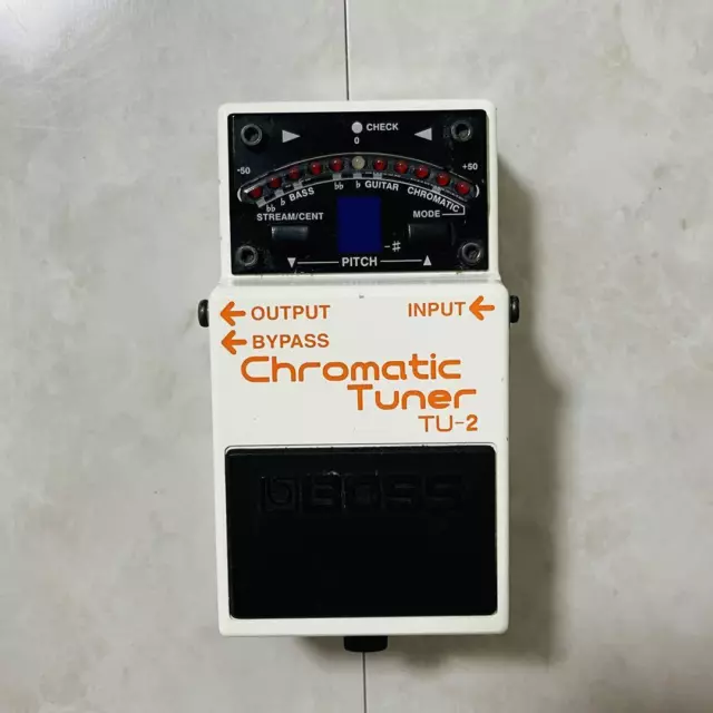 BOSS Chromatic Tuner TU-2 Guitar Effects Pedal tested and working CONDITION Good