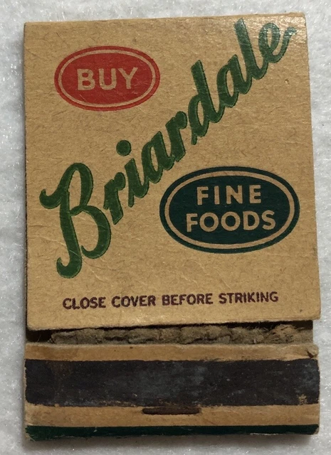 Buy Briardale Fine Foods Matchbook Cover