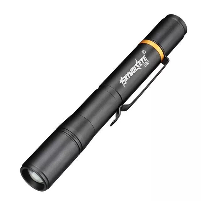 Double Léger Source Portable Mini Stylo Lumière LED Lampe Torche Flash Lumière