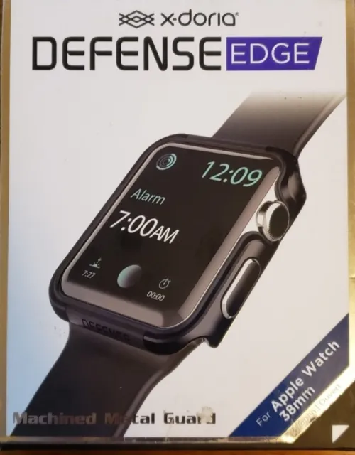 Apple Watch Case 38mm Raptic Edge Black/Black X-DORIA Defense edge