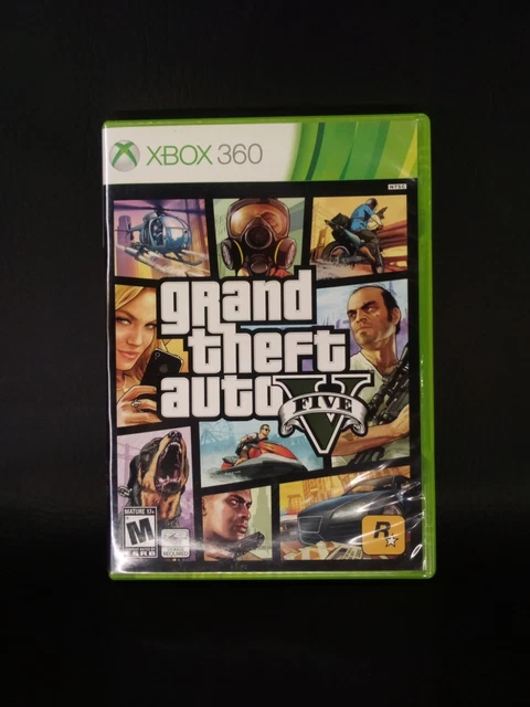 Grand Theft Auto V (GTA 5) - Xbox 360, Version Française, Neuf Sous Blister