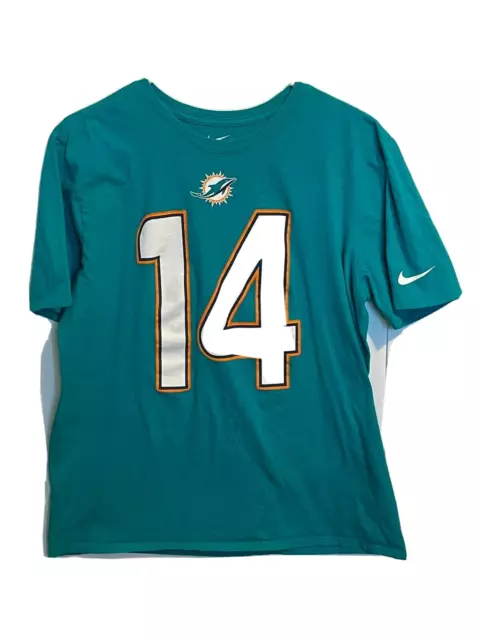 Miami Dolphins The Nike Tee Short Sleeve T-shirt Size Large NFL Football