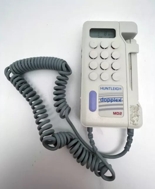 Huntleigh Doppler MD2 Bidirectional Pocket Doppler W/ 8Mhz Probe (READ)
