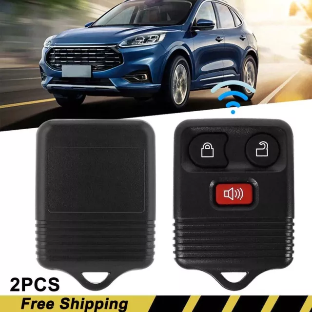 2X Keyless Entry Car Remote Control Key Fob Transmitter Alarm For Ford F150 F250