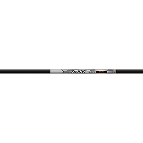 Easton 29112 Axis 1 Doz. 400 5mm Pre-installed X Nock Carbon Fibers Arrow Shaft