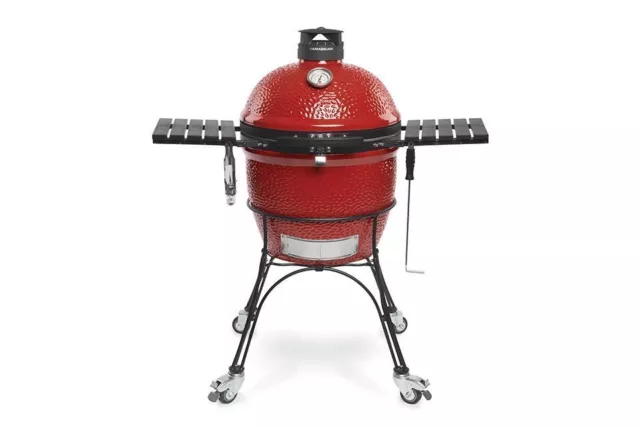Kamado Joe Classic II Keramikgrill + ROLLWAGEN + SEITENABLAGEN + BBQ