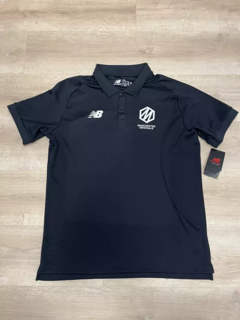 New Balance Men’s Polo Shirt- Manchester Originals - The Hundred- Size XL- BNWT