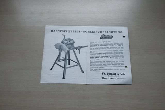 Burco – Streumaschine – Prospekt 193 – Occasion – Matériel Agricole Ancien
