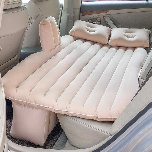 Car Air Bed Sleep Travel Inflatable Mattress Seat Cushion Mat w/ Pump Camping US