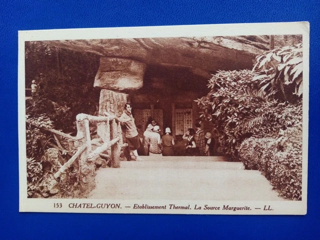 Cpa Chatel Guyon Thermal Establishment La Source Marguerite