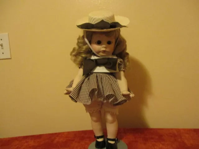 VINTAGE 1980 Marjorie Spangler Doll #123, Porcelain, Painted Face COLLECTIBLE