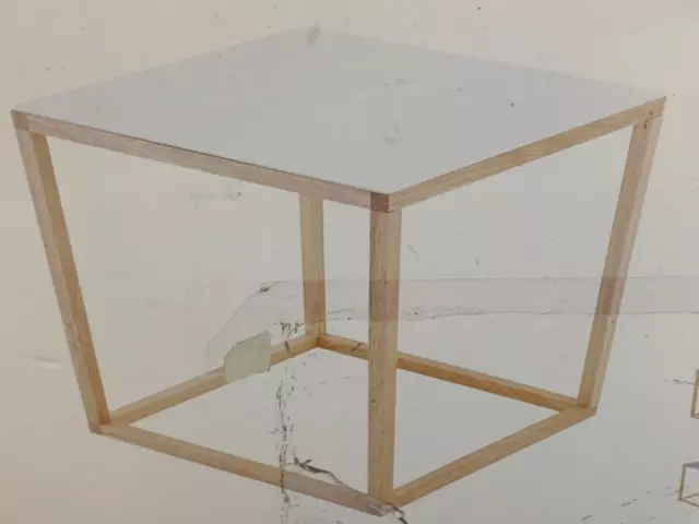 Leitmotiv Cubo aparador / sofá La hoja es negra