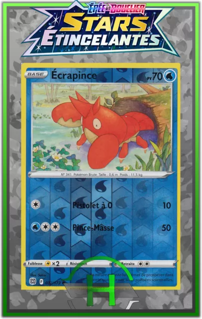 Écrapince Reverse - EB09:Stars Étincelantes - 032/172 - Carte Pokémon FR Neuve