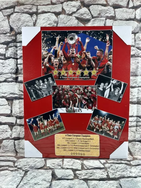 LFC Canvas Picture Liverpool Football Club 6 Times European Champions Anfield L4