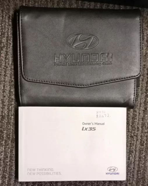 Hyundai ix35 Owners  Manual Hand Book Wallet Print 2014  REF 950