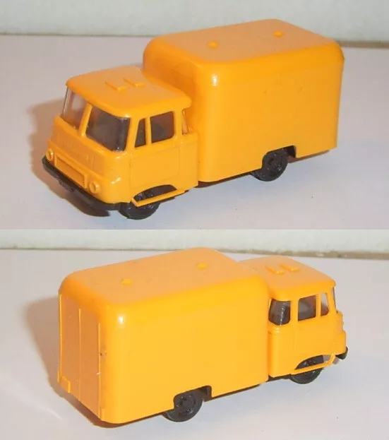 SES - SPM - Modell / Robur Koffer gelb ähnlich Deutsche Post   / 1:87 Topmodell