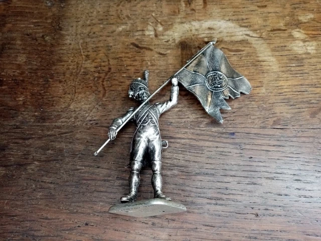 Soldat De Plomb Guy Renaud 1er Empire, Porte-drapeau Grenadier à Cheval De La Garde, 60mm