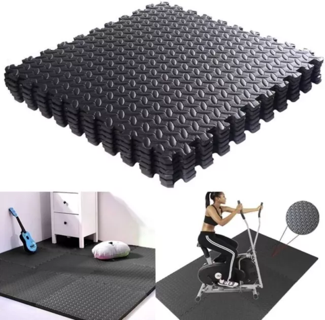 Schaum-Matten x6 Carrelage Gym Tapis de Sol Garage Atelier Puzzle Mat Training