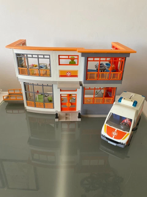 H??PITAL P??DIATRIQUE PLAYMOBIL 6657 Clinique M?�decin Secours Ambulance EUR 49,99 - PicClick FR