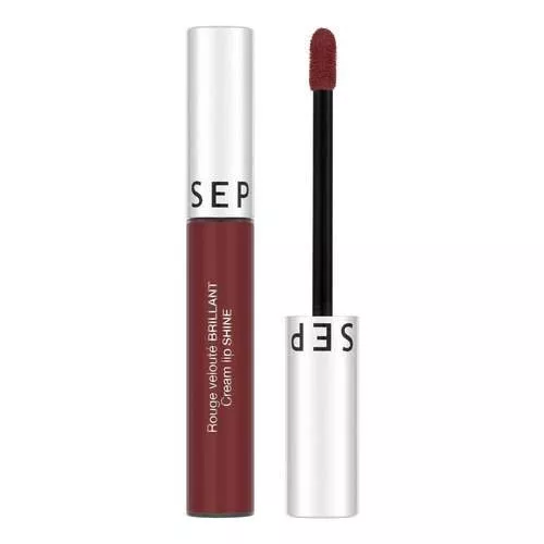 SEPHORA Cream Lip Stain Shine Liquid Lipstick 07 CARMINE ELIXIR FULL Sz SEALED