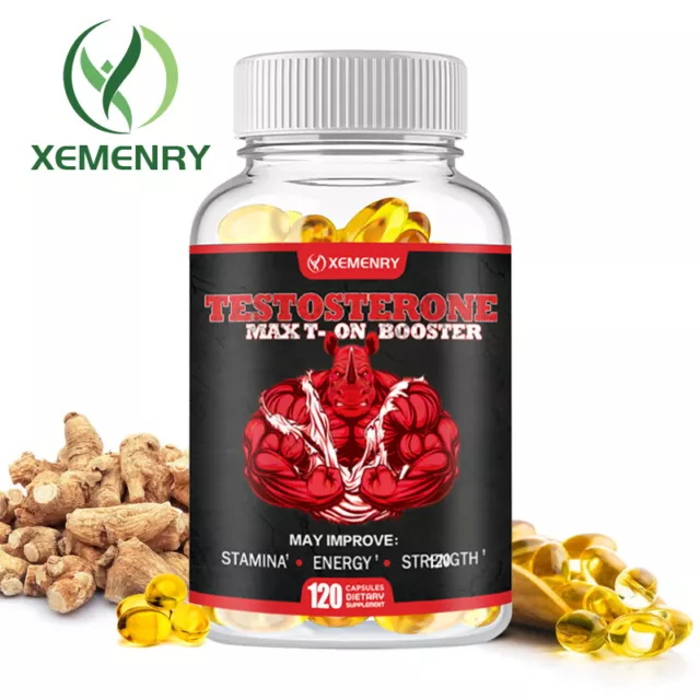 Testosteron-Booster – Ginseng, Tribulus, Sägepalme, Maca – Energie Und Ausdauer