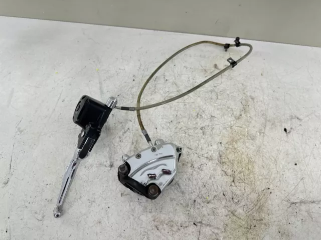 2003 Harley Davidson Softail Front Brake Master Cylinder Brake Caliper Braided