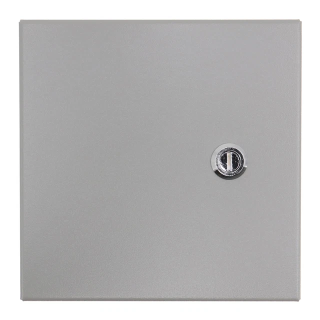 Wiegmann N1C080804 Hinged Steel Enclosure, Nema-1, Gray, 8" X 8" X 4"