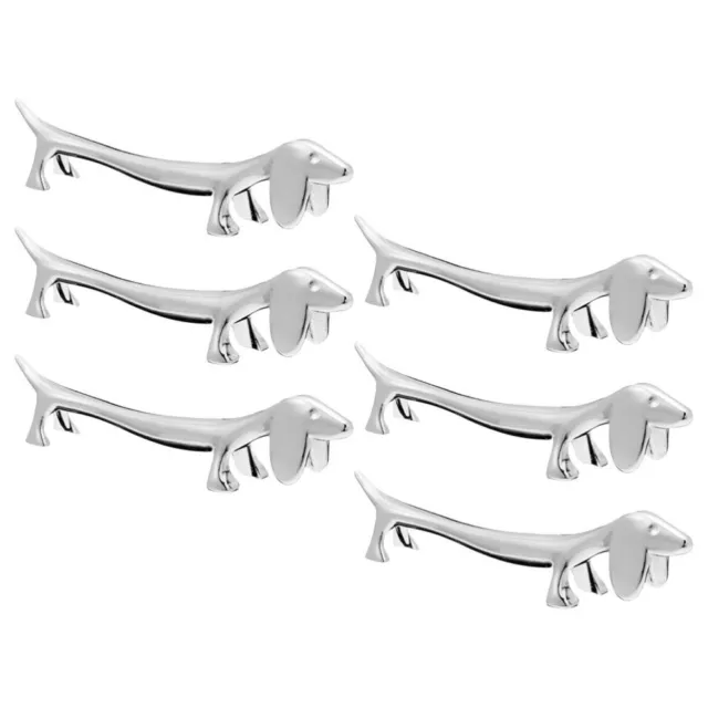 6 Pcs De Zinc Repose- Pour Chiot Dessus Bureau