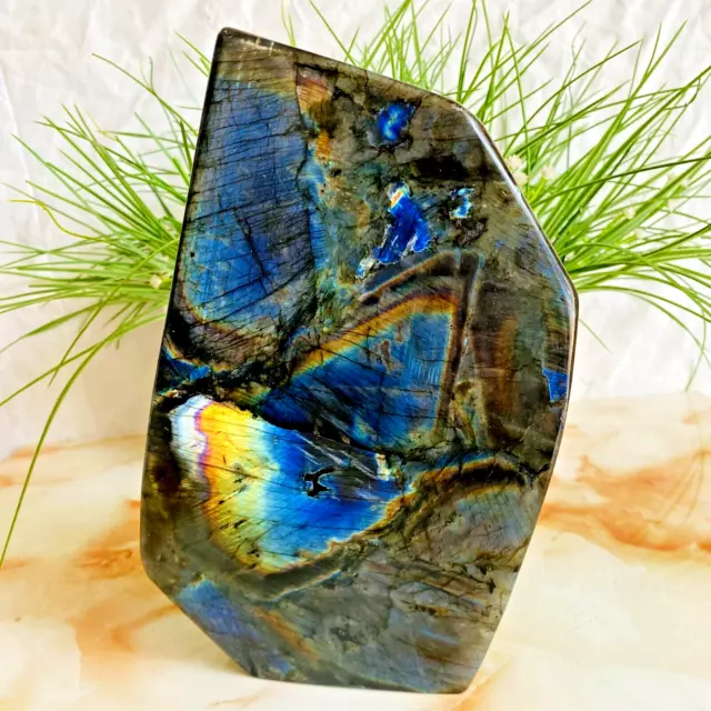 13.2LB Natural Labrador moonstone quartz free form mineral specimen 6000g