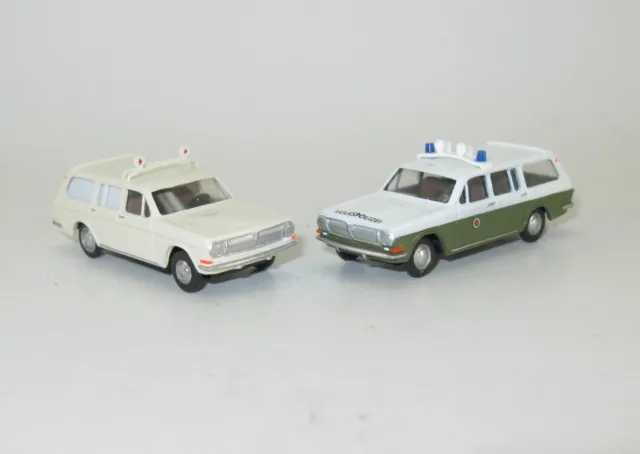 GAZ-24-02 Volga Kombi Sanität oder Polizei 1972 DDR UdSSR - 1:87 H0