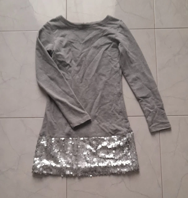 Abito da Cerimonia per Bambina Abbigliamento Vestito Elegante grigio 13-14 anni