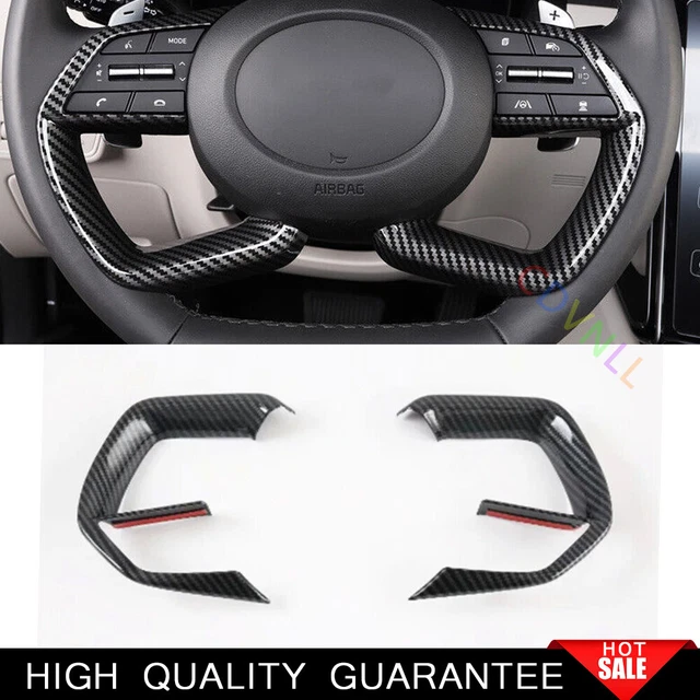 FIT FOR HYUNDAI Tucson 2022 2023 Carbon Fiber Steering Wheel Frame