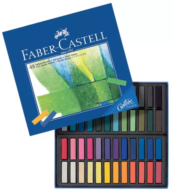 FABER-CASTELL Softpastellkreiden CREATIVE STUDIO, 48er Etui 48er Etui