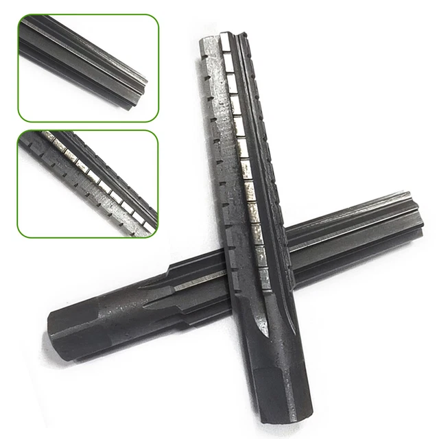 MT3 9SiCr Straight Shank Morse Taper Manual Rough/Fine Reamer Kit High-quality