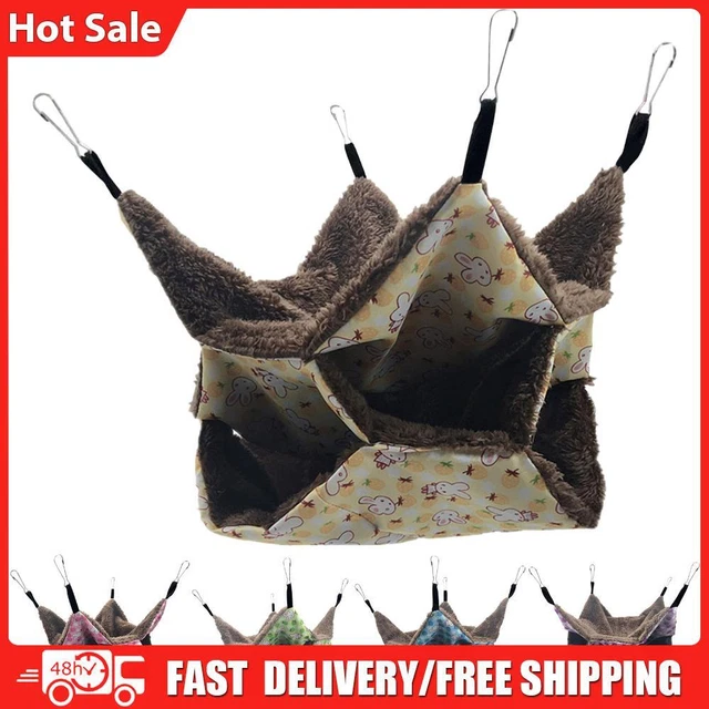 Small Animal Hammocks Hideout for Ferrets Hanging Pet Guinea Pig Accessories