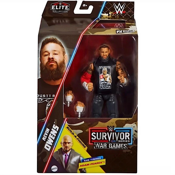 KEVIN OWENS WWE Mattel Elite Survivor Series 2024 Wrestling Action