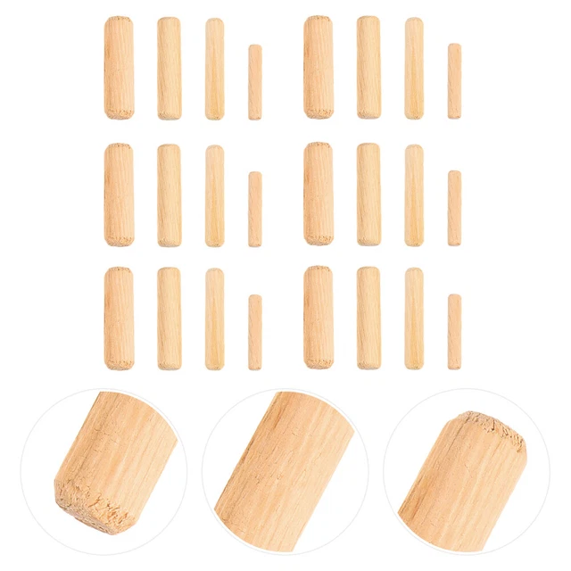 400 piezas conos de madera lápices de madera para muebles tacos de artesanía 8 cm tacos de madera