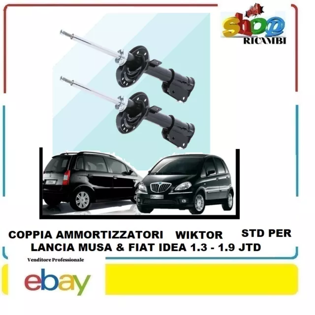 WIKTOR MG0637 COPPIA Ammortizzatori  Assale ant.LANCIA MUSA - FIAT IDEA 1.3 -1.9