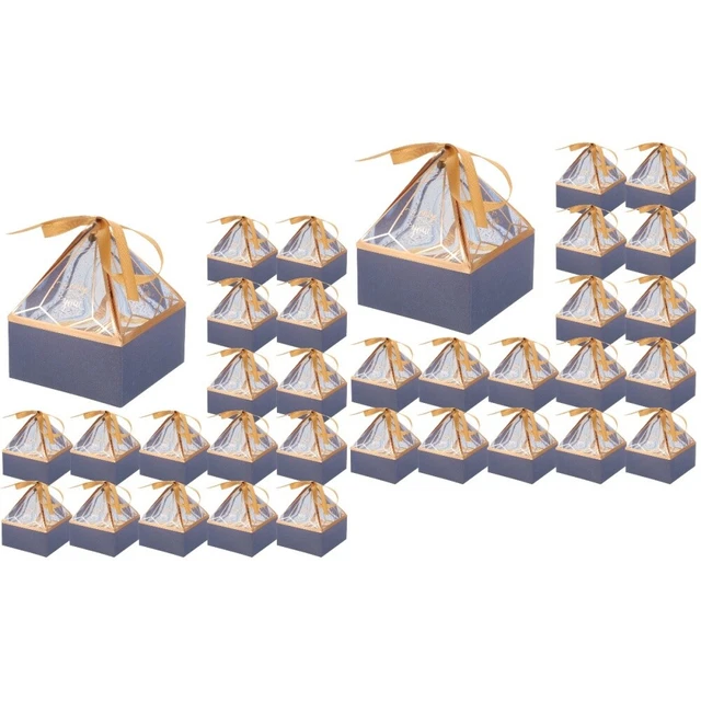 100 cajas de regalos de Navidad cajas de galletas de dulces cajas de regalo cajas de envoltura regalo