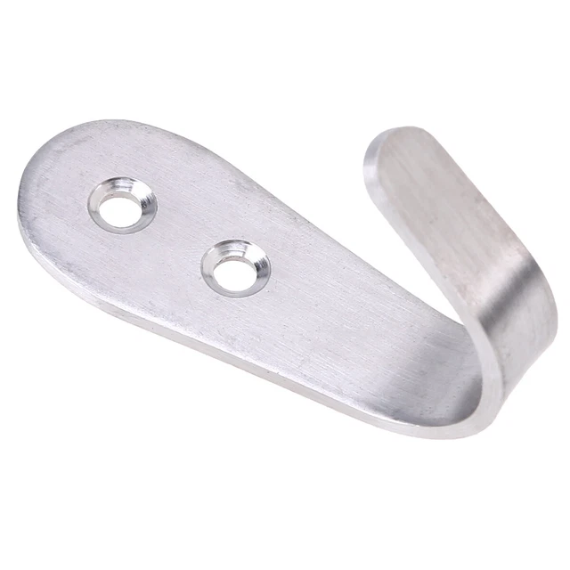 Stainless Steel Hanging Clothes Single Hook Hat Coat Robe Wall Door Hanger Hooks