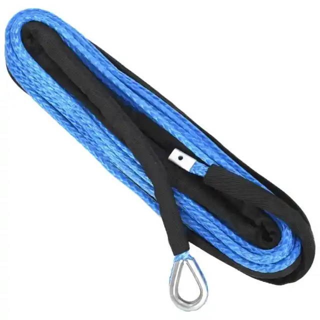 Cuerda de cabrestante azul 9 mm x 26 m