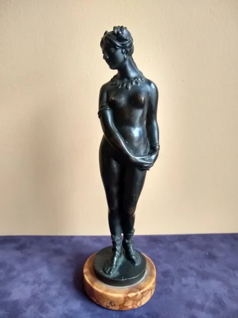 Victorian Era HANS GASSER Bronze Sculpture. “Venus” Circa 1866